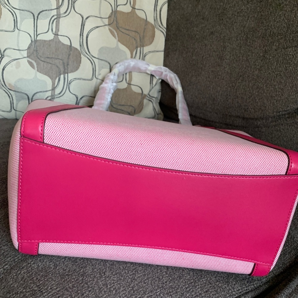 SOLD⛔️Authentic KATE SPADE Leather/canvas zip tote - Picture 7 of 15